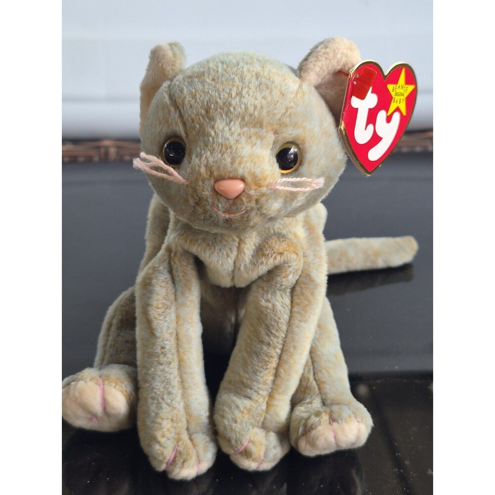 SCAT The Cat Beanie Baby 1999 Smiling